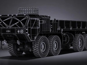 Oshkosh Hemitt A4 Cargo Truck 3D Model