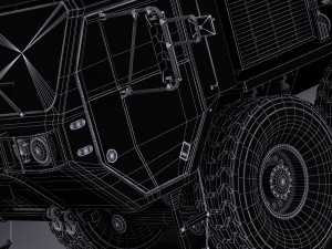 Oshkosh Hemitt A4 Cargo Truck 3D Модель