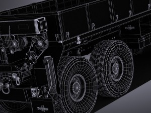 Oshkosh Hemitt A4 Cargo Truck 3D Модель