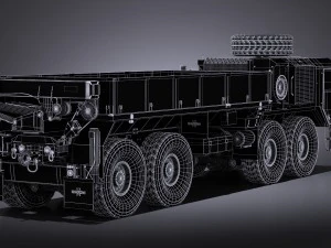 Oshkosh Hemitt A4 Cargo Truck 3D Model