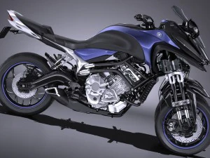 Yamaha MWT 9 2016 3D Model