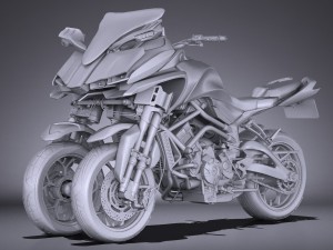 Yamaha MWT 9 2016 3D Model
