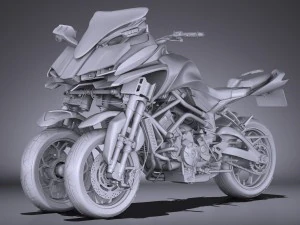 Yamaha MWT 9 2016 3D Model