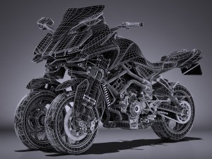 Yamaha MWT 9 2016 3D Model