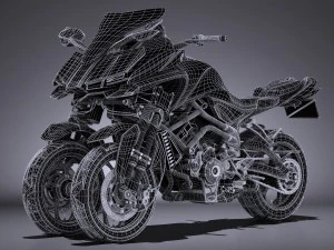 Yamaha MWT 9 2016 3D Model