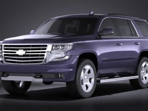 Chevrolet Tahoe Z71 2015 vray 3D Model
