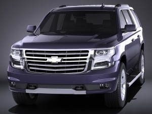 Chevrolet Tahoe Z71 2015 vray 3D Model