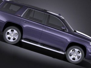 Chevrolet Tahoe Z71 2015 vray 3D Model