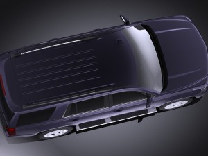 Chevrolet Tahoe Z71 2015 vray 3D Model