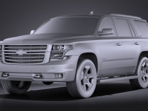 Chevrolet Tahoe Z71 2015 vray 3D Model