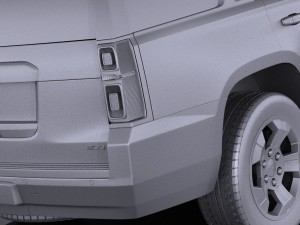 Chevrolet Tahoe Z71 2015 vray 3D Model