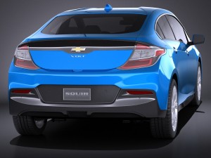 Chevrolet Volt 2016 vray 3D 模型