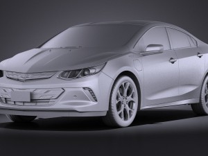 Chevrolet Volt 2016 vray 3D 模型