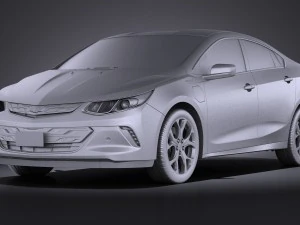 Chevrolet Volt 2016 vray 3D Model