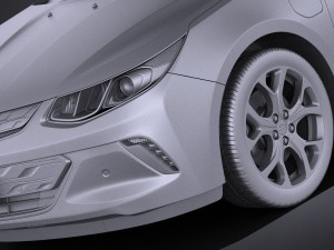 Chevrolet Volt 2016 vray 3D 模型