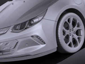 Chevrolet Volt 2016 vray 3D Model