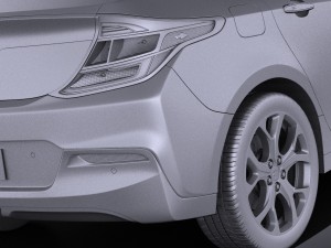 Chevrolet Volt 2016 vray 3D 模型