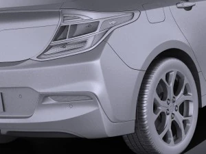 Chevrolet Volt 2016 vray 3D Model