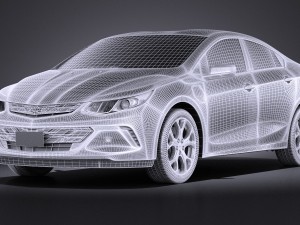 Chevrolet Volt 2016 vray 3D 模型
