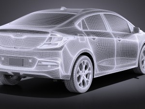 Chevrolet Volt 2016 vray 3D 模型