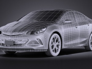 Chevrolet Volt 2016 vray 3D 模型