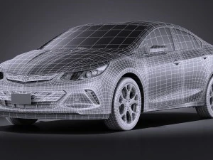 Chevrolet Volt 2016 vray 3D Model