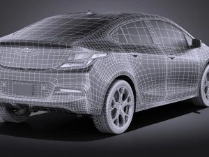 Chevrolet Volt 2016 vray 3D Model