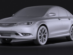 Chrysler 200 2015 vray 3D 模型