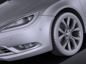 Chrysler 200 2015 vray 3D 模型