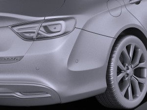 Chrysler 200 2015 vray 3D 模型