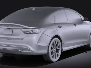 Chrysler 200 2015 vray 3D 模型