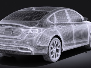 Chrysler 200 2015 vray 3D 模型