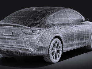 Chrysler 200 2015 vray 3D 模型