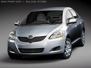 Toyota Yaris Sedan 3D Model