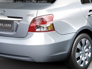 Toyota Yaris Sedan Modelo 3D