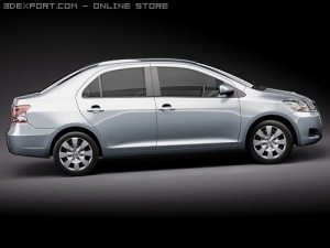 Toyota Yaris Sedan Modelo 3D