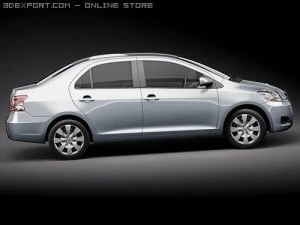 Toyota Yaris Sedan 3D Model