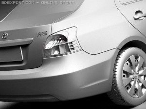 Toyota Yaris Sedan Modelo 3D