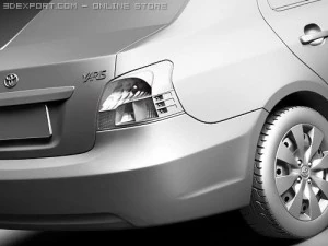 Toyota Yaris Sedan 3D Model