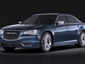 Chrysler 300 2015 vray 3D Model