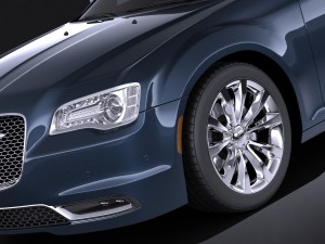 Chrysler 300 2015 vray Modelo 3D