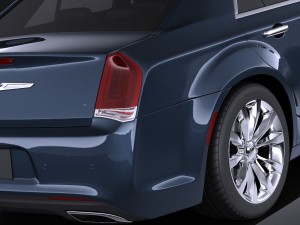 Chrysler 300 2015 vray Modelo 3D
