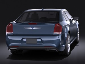 Chrysler 300 2015 vray Modelo 3D