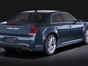 Chrysler 300 2015 vray Modelo 3D
