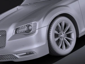 Chrysler 300 2015 vray 3D Model