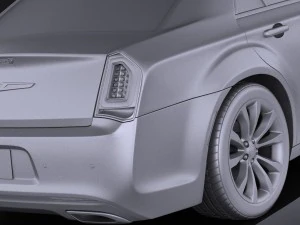 Chrysler 300 2015 vray 3D Model