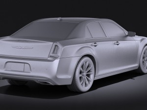 Chrysler 300 2015 vray Modelo 3D
