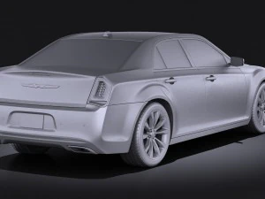 Chrysler 300 2015 vray 3D Model