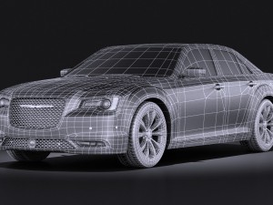 Chrysler 300 2015 vray Modelo 3D