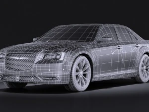 Chrysler 300 2015 vray 3D Model